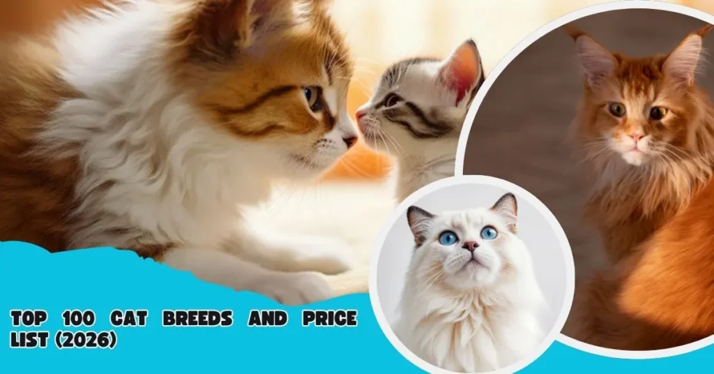 Top 100 Cat Breeds and Price List