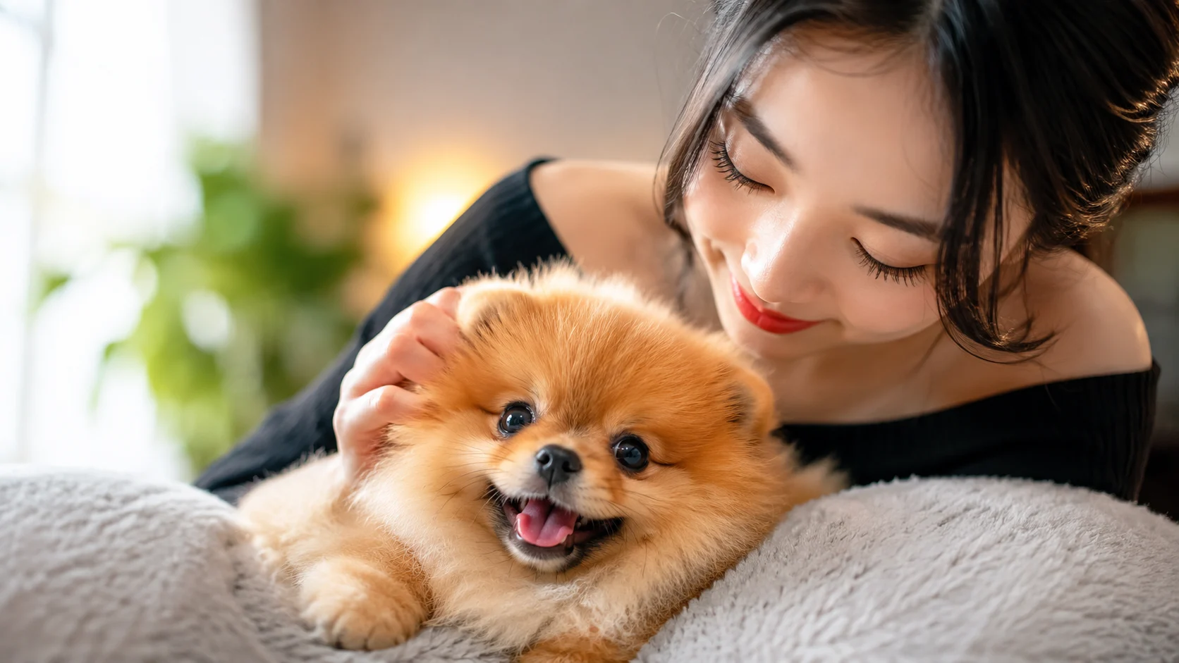dog relaxing in warm spa
